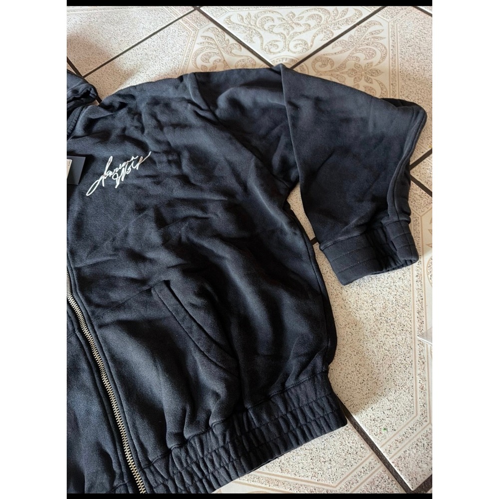 Darc Sport LA Wolf Chambers Zip Hoodie Black Full Zip Jacket Men's Medium NWT - Picture 3 of 8
